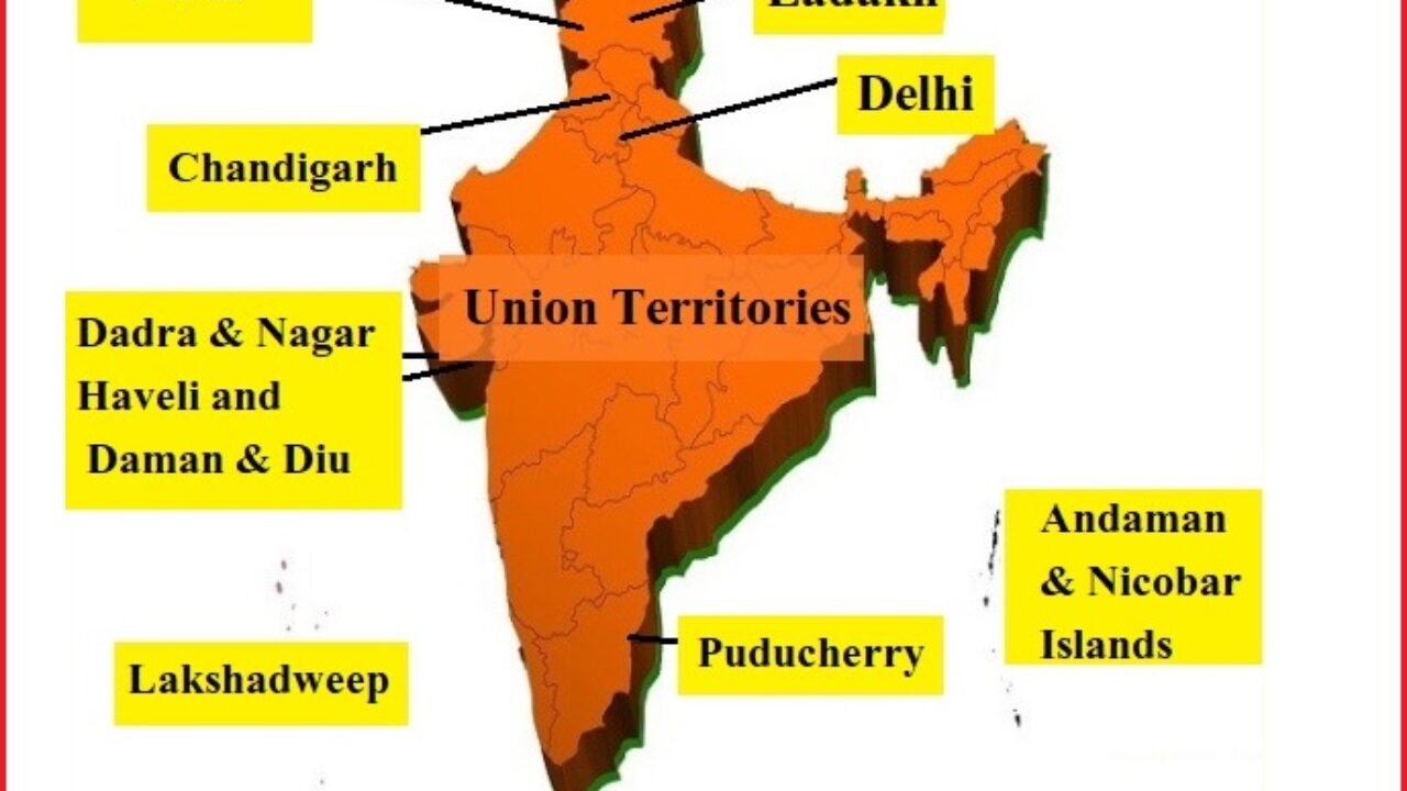 Indian States And Union Territories With Their Capitals 60 OFF