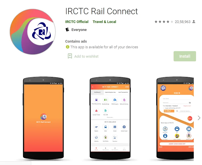 IRCTC App