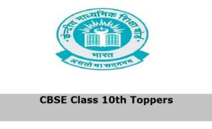 CBSE Class 10 Toppers 2022