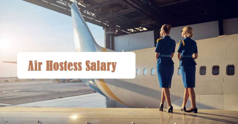 Average Air Hostess Salary Around The World Edudwar   Air Hostess Salary 768x402 