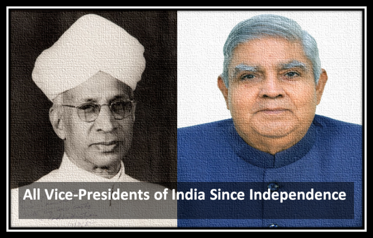 Vice President Of India (1950-2023): Check Names, And Tenure Of All ...