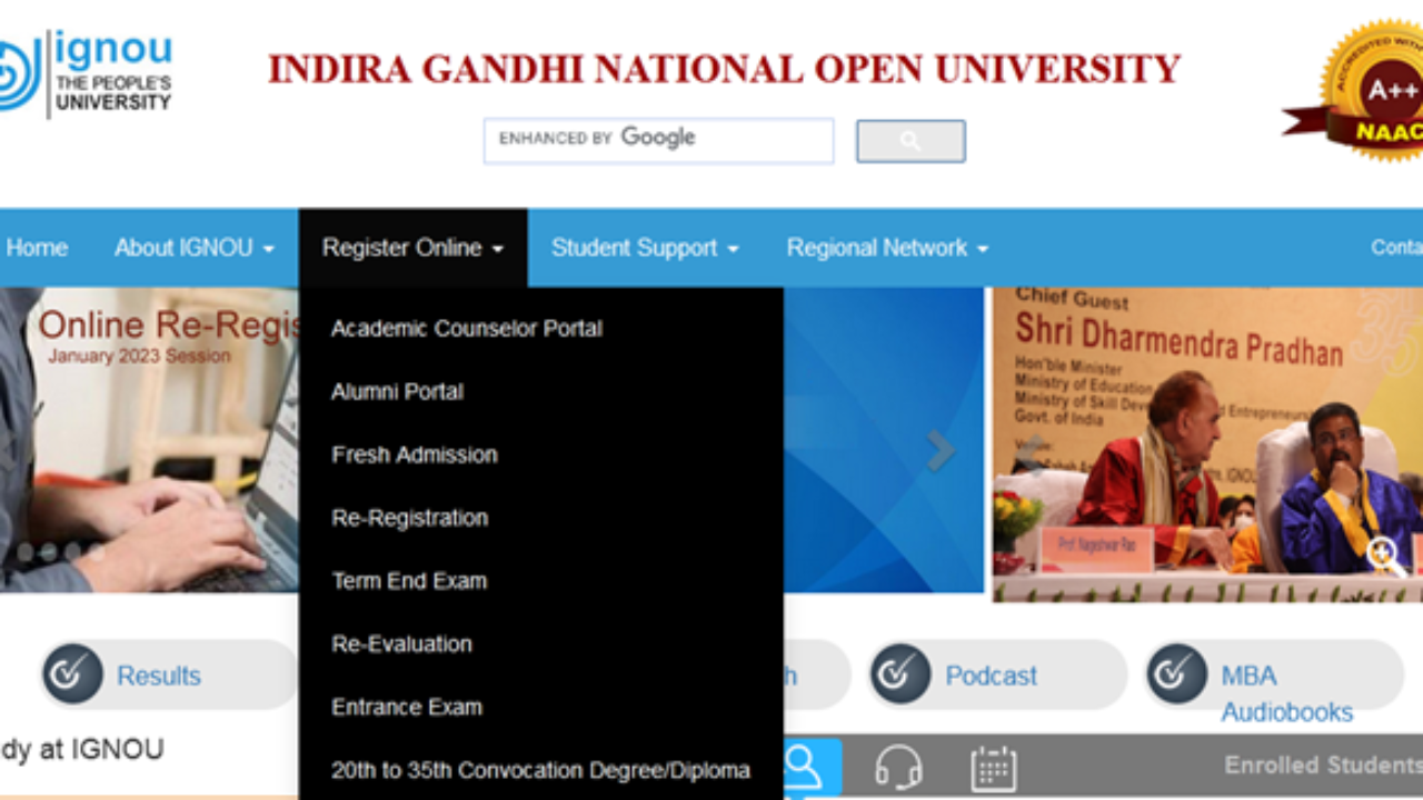 IGNOU Admit Card 2023; {Out} Hall Ticket for JUNE TEE 2023