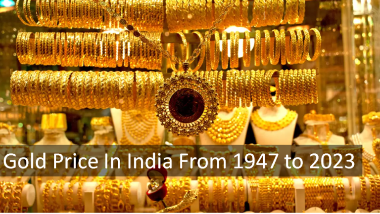 Gold Price In India From 1947 To 2023 - Edudwar