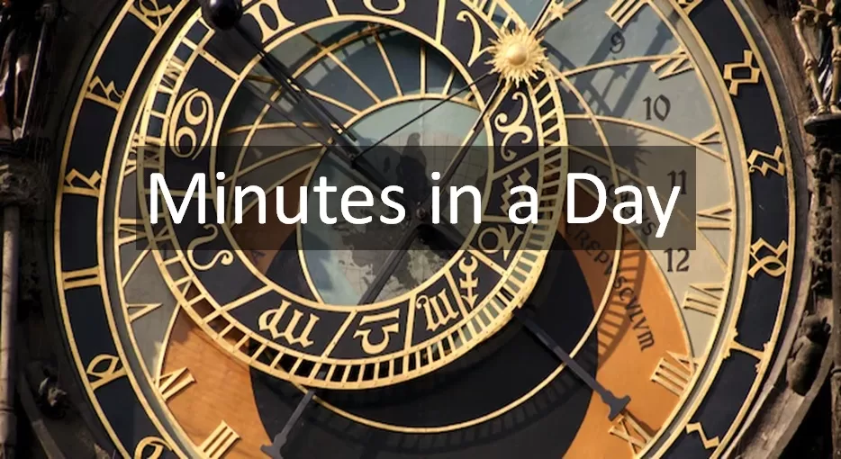 How many minutes are in a day