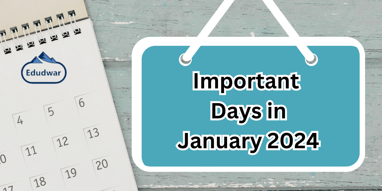 Important Days in January 2024 National and International Days