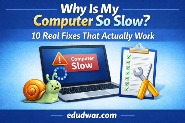 Why Is My Computer So Slow? 10 Real Fixes That Actually Work
