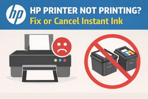 HP Printer Showing Full Ink but Not Printing