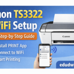 canon ts3322 wifi setup