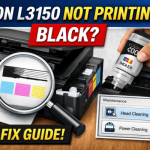 epson l3150 not printing black