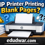 hp pritner printing blank pages