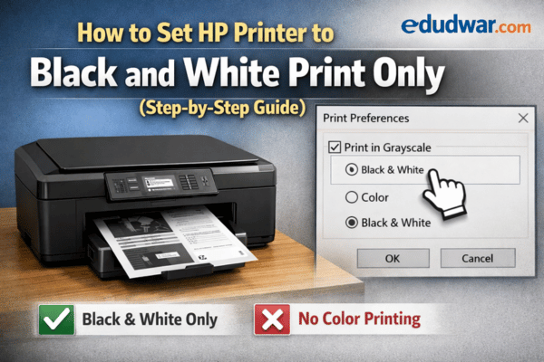 printer black and white print only