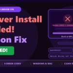 Driver Install Failed! Epson Fix