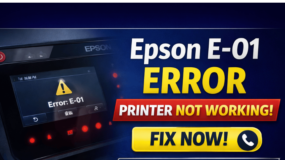 Epson E-01 Error