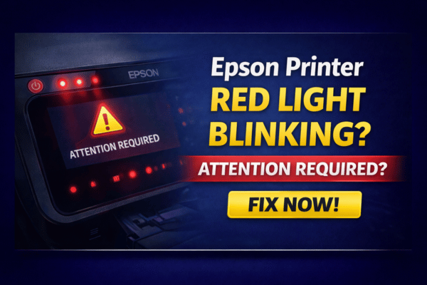 Epson Printer Red Light Blinking