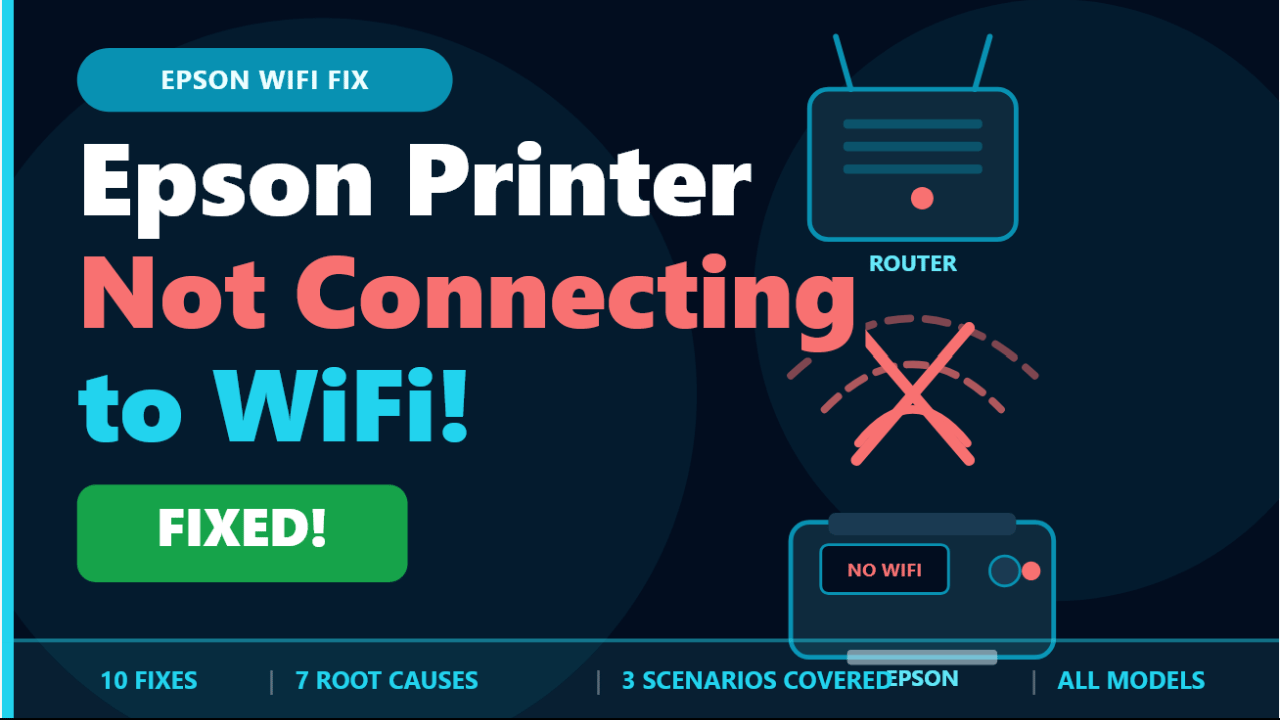 epson printer not connecting to wifi
