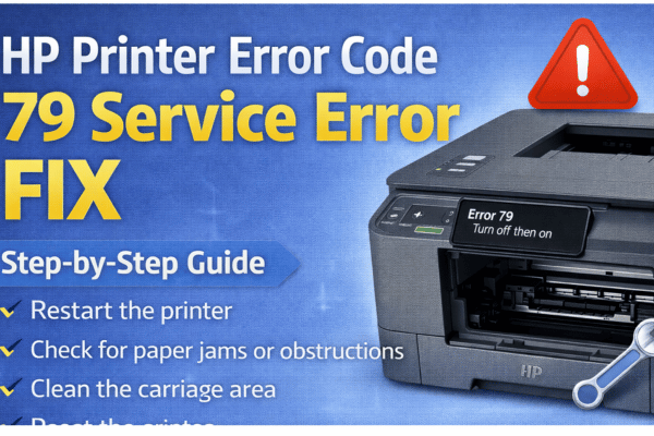 hp printer error code 79 service error