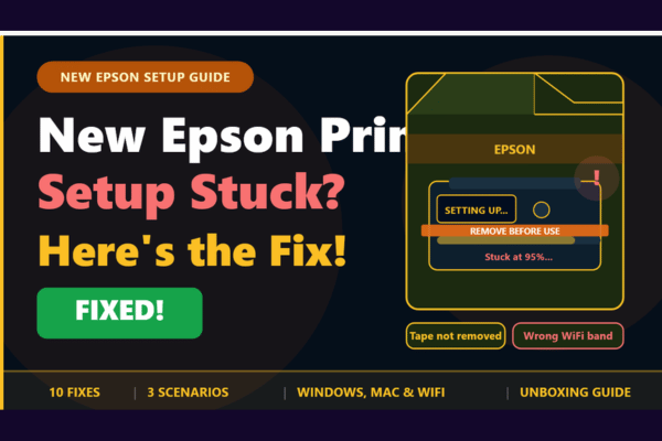 new epson printer setup