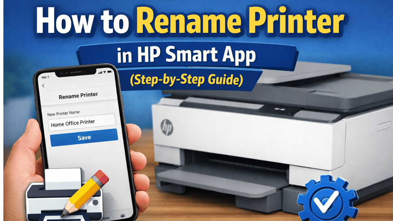 How to Rename Printers in HP Smart