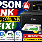 epson printer ink not recognized