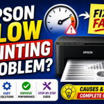 epson slow printing problem