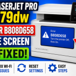 Blue Screen B808D658 on HP Color LaserJet Pro MFP M479dw
