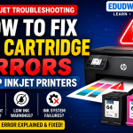 How to Fix Ink Cartridge Errors on HP Inkjet Printers